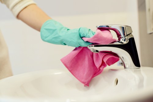 Shepherdsbush Cleaners secure payment area with protected online transaction symbols