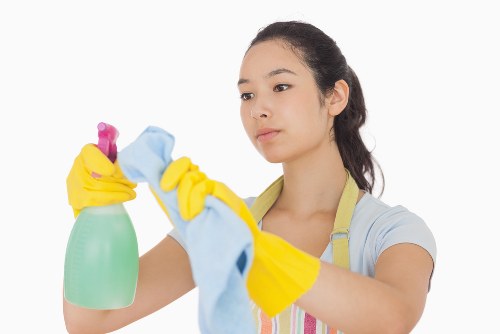 Safe handling of cleaning products and equipment maintenance