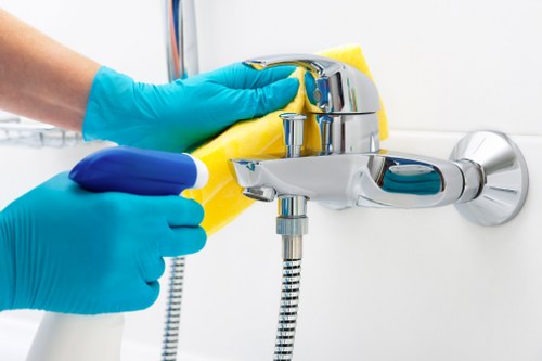 Document showing service terms and conditions for cleaning work