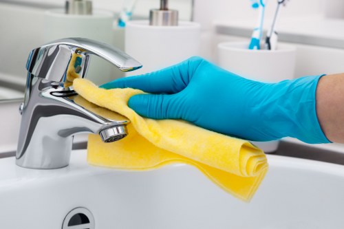Professional cleaning staff supporting a safe and healthy workplace